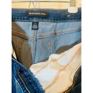 Bandolino Amy Modern Straight Leg Jeans - Dark Wash - Size 18